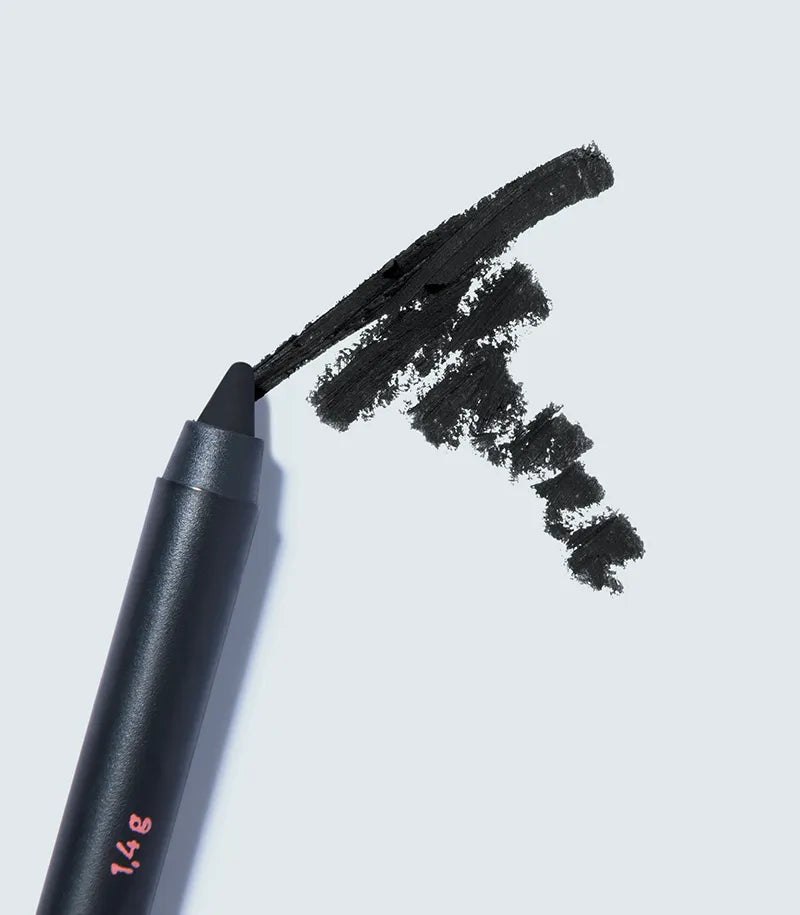 Delineador labial DAILUS Lápis Apontável Ultra Preto com ponta afiada e embalagem azul, ideal para contornar os lábios com precisão
