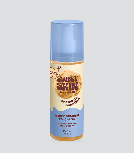 BODY SPLASH EM CALDA (CREME DE BAUNILHA) – SWEET SKIN ICE CREAM
