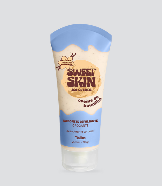 SABONETE ESFOLIANTE CROCANTE (CREME DE BAUNILHA) – SWEET SKIN ICE CREAM
