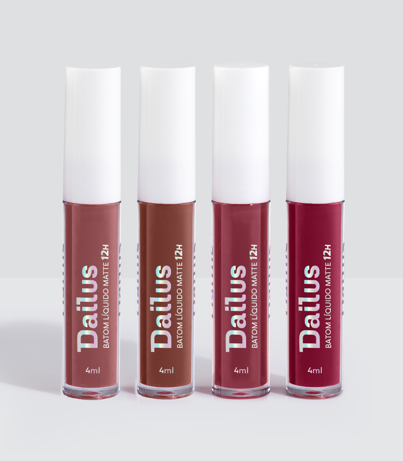 Kit Novas Cores de Batom Líquido Matte 12H