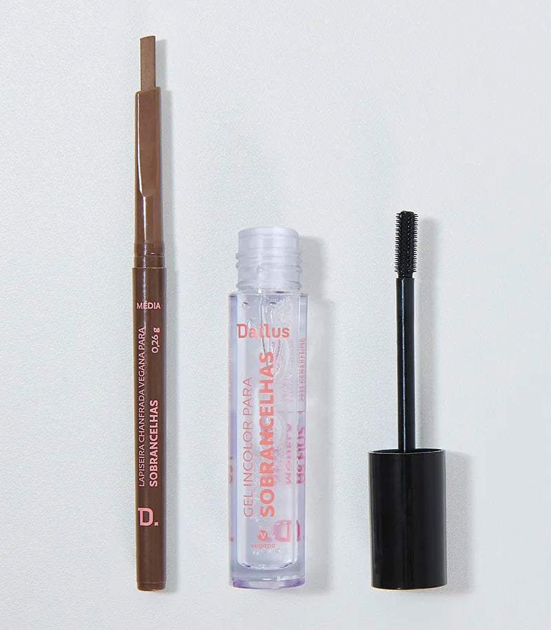 KIT Lapiseira Sobrancelhas Médio + Gel