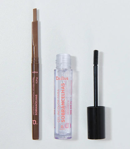 KIT Lapiseira Sobrancelhas Médio + Gel