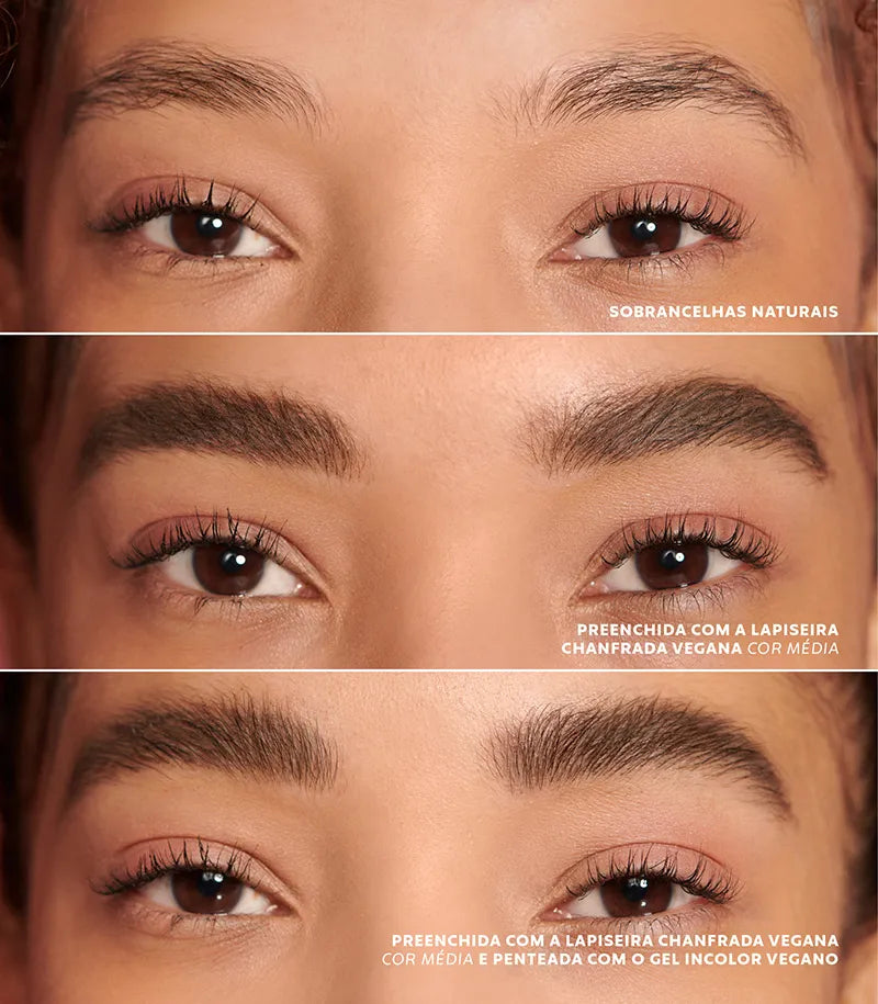 KIT Lapiseira Sobrancelhas Médio + Gel