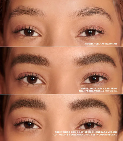 KIT Lapiseira Sobrancelhas Médio + Gel