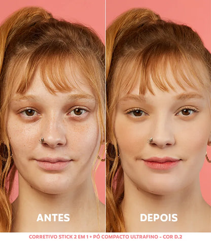 Pó Compacto Ultrafino - D2 Claro