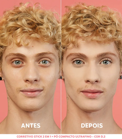 Pó Compacto Ultrafino - D2 Claro