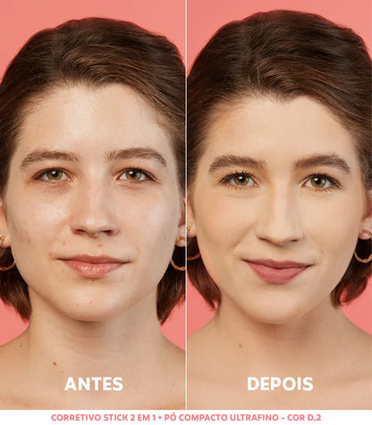 Pó Compacto Ultrafino - D2 Claro