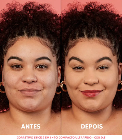 Pó Compacto Ultrafino - D5 Médio