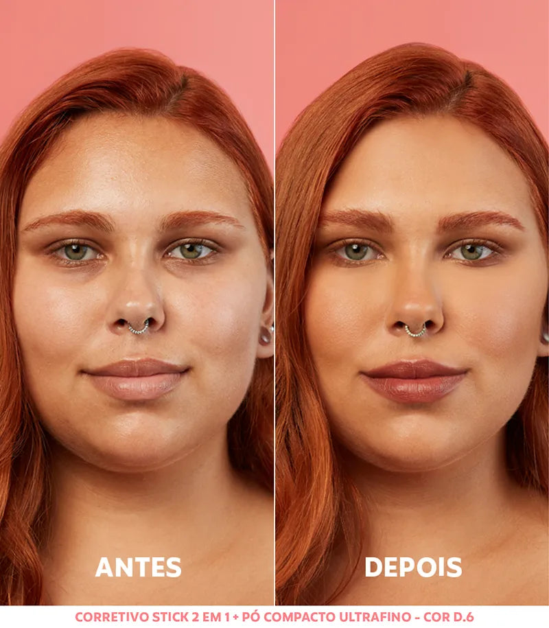 Pó Compacto Ultrafino - D6 Médio