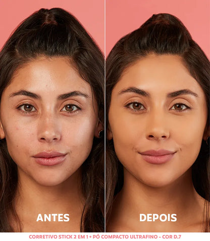 Pó Compacto Ultrafino - D7 Médio