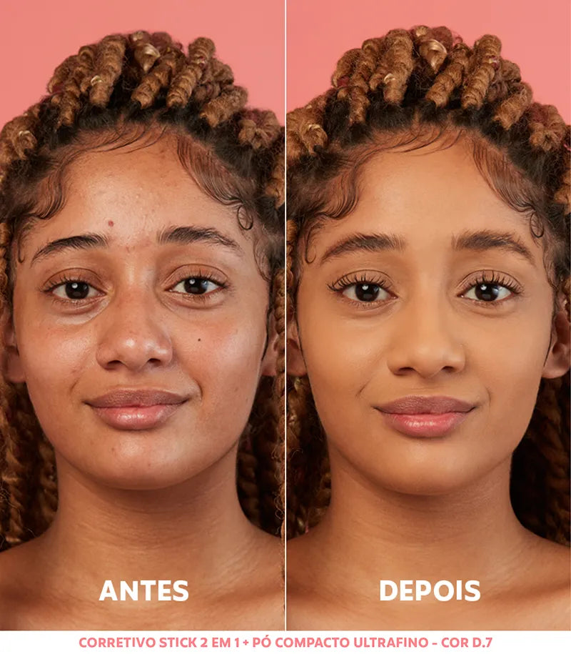 Pó Compacto Ultrafino - D7 Médio