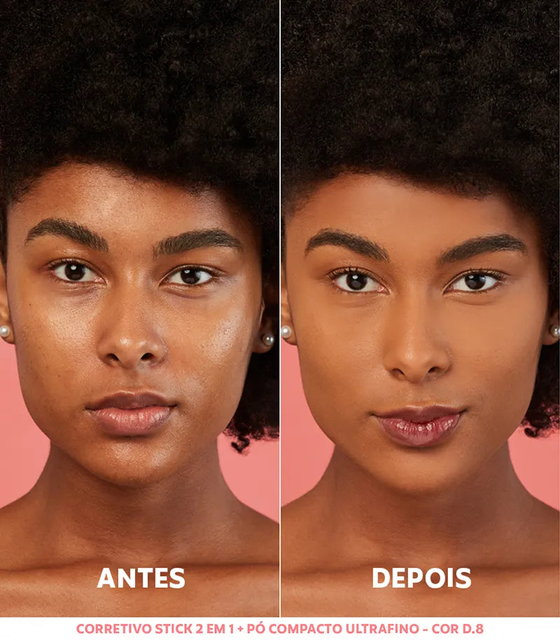 Pó Compacto Ultrafino - D8 Médio