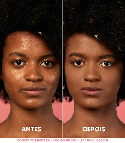 Pó Compacto Ultrafino - D9 Escuro