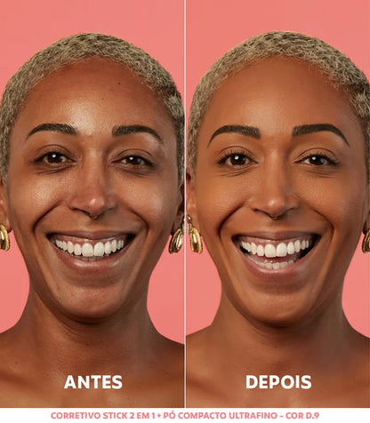 Pó Compacto Ultrafino - D9 Escuro