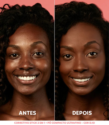 Pó Compacto Ultrafino - D10 Escuro