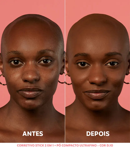 Pó Compacto Ultrafino - D10 Escuro