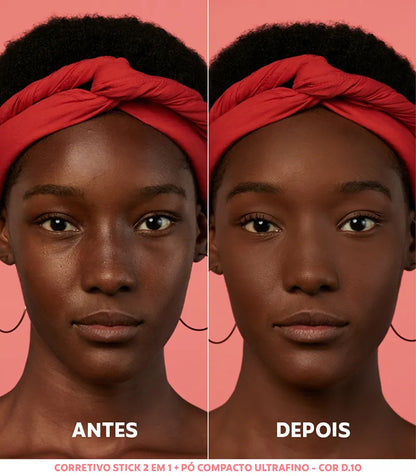 Pó Compacto Ultrafino - D10 Escuro