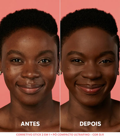 Pó Compacto Ultrafino - D11 Escuro