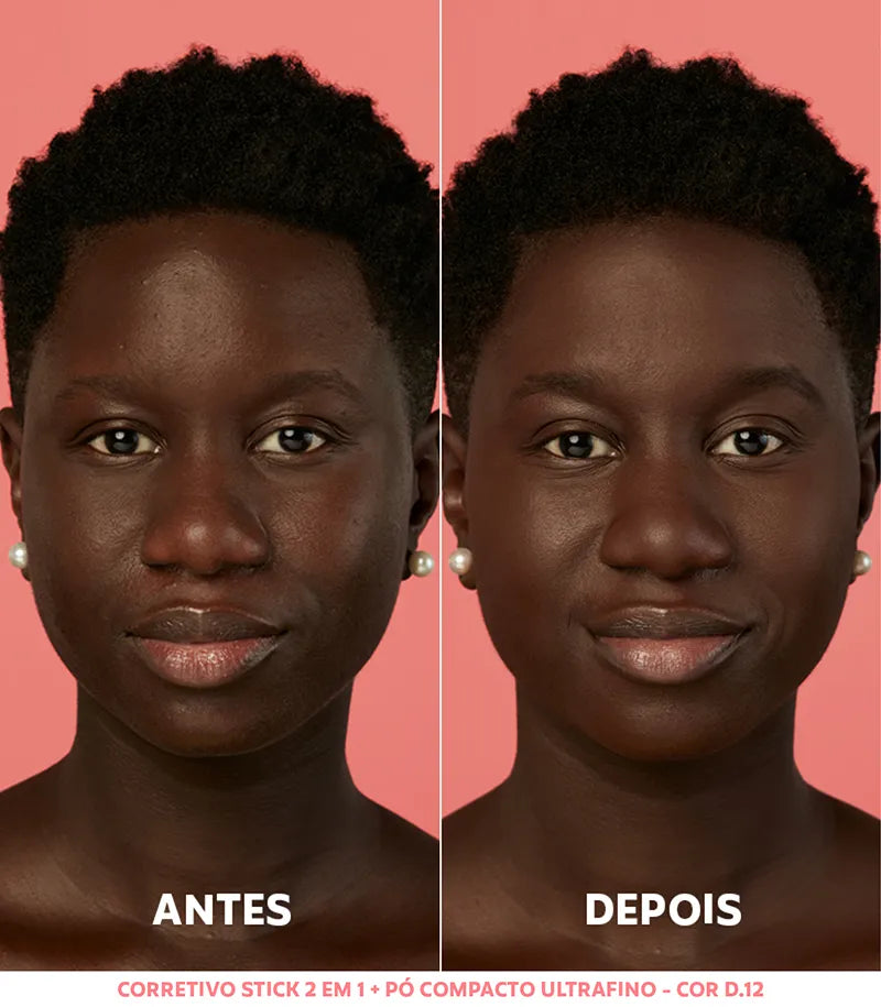 Pó Compacto Ultrafino - D12 Escuro