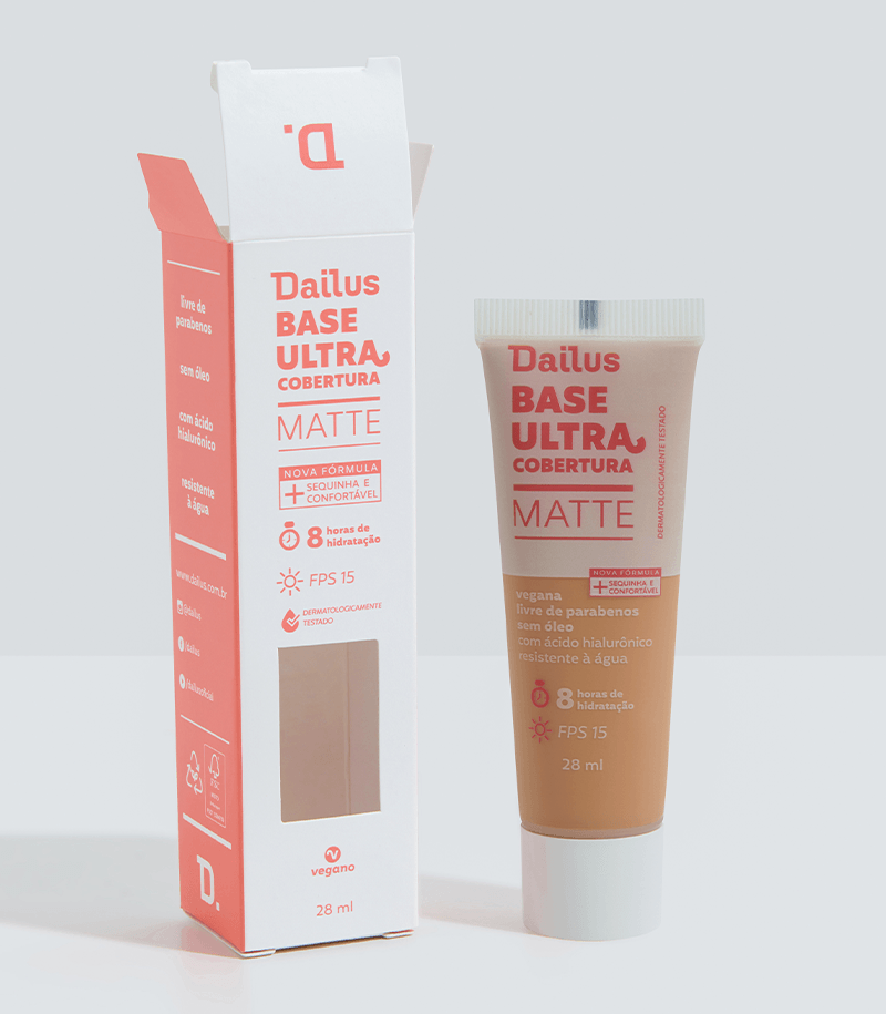 Base Líquida Ultra Cobertura -  D7 Médio