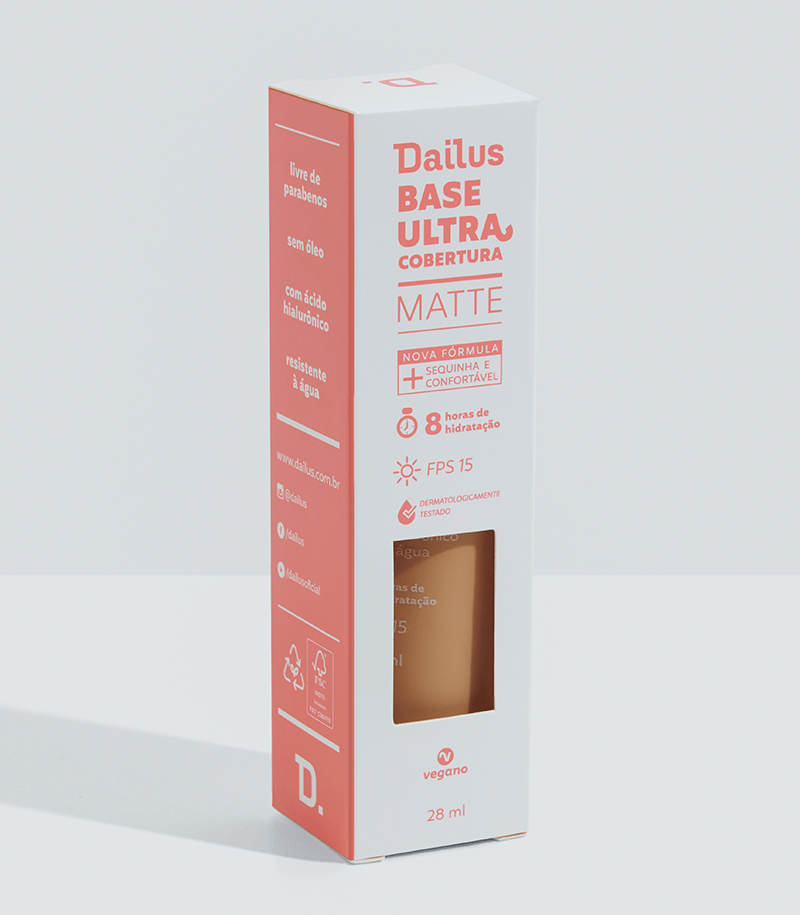 Base Líquida Ultra Cobertura -  D7 Médio