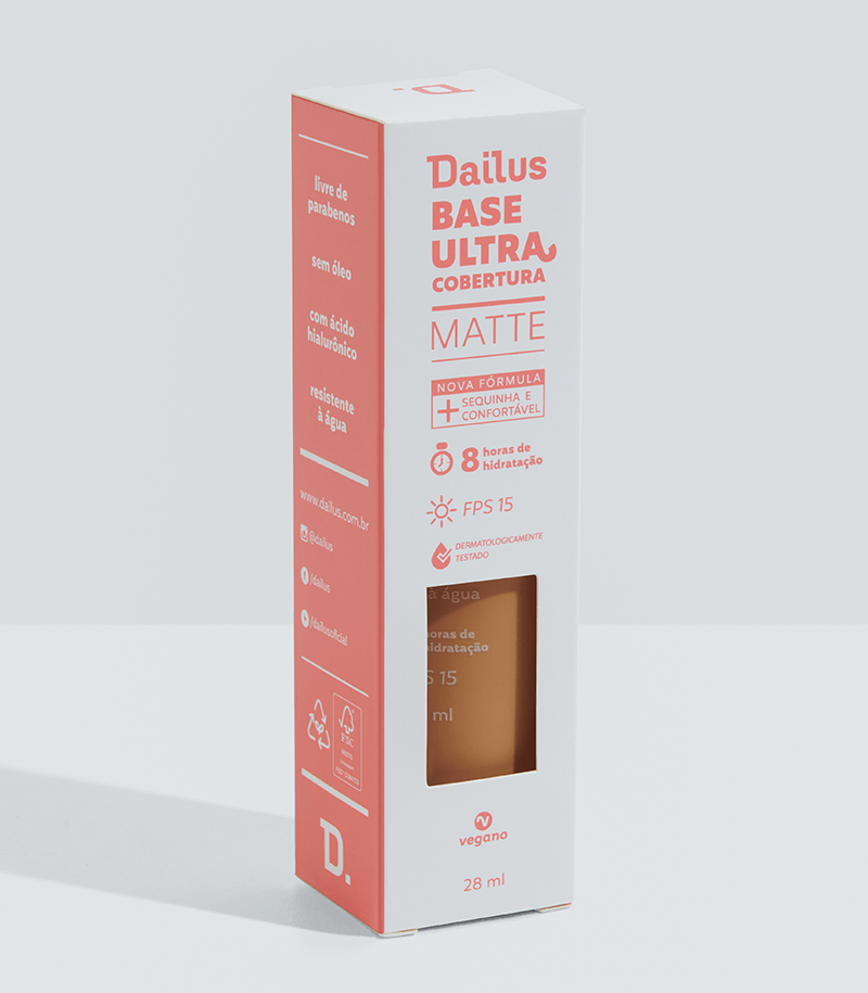 Base Líquida Ultra Cobertura -  D8 Médio