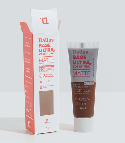 Base Líquida Ultra Cobertura -  D12 Escuro