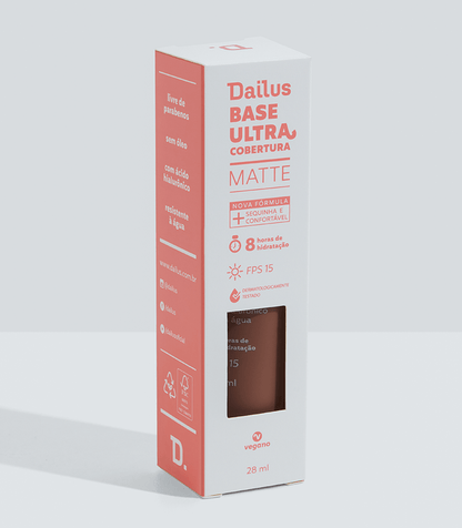 Base Líquida Ultra Cobertura -  D12 Escuro