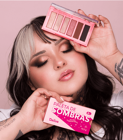 Paleta De Sombras - Ela Faz O Brilho Dela