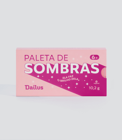 Paleta De Sombras - Ela Faz O Brilho Dela