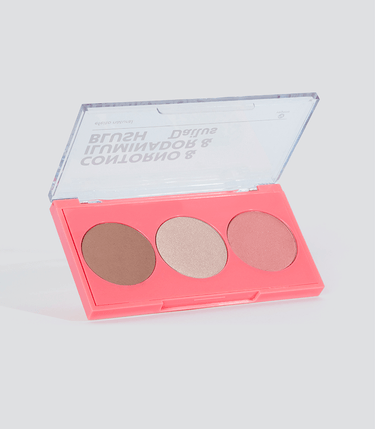 Contorno & Iluminador & Blush - Pele De Milhões 1 - Peles Claras a Méd ...