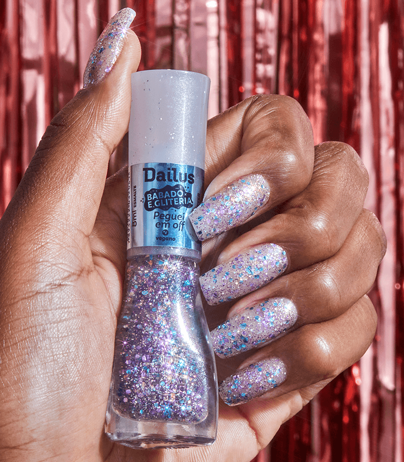 Esmalte Babado E Gliteria - Peguei Em Off