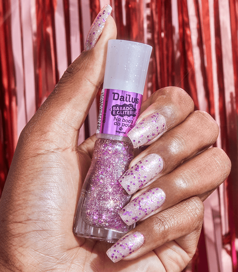 Esmalte Babado E Gliteria - Na Boca Do Povo