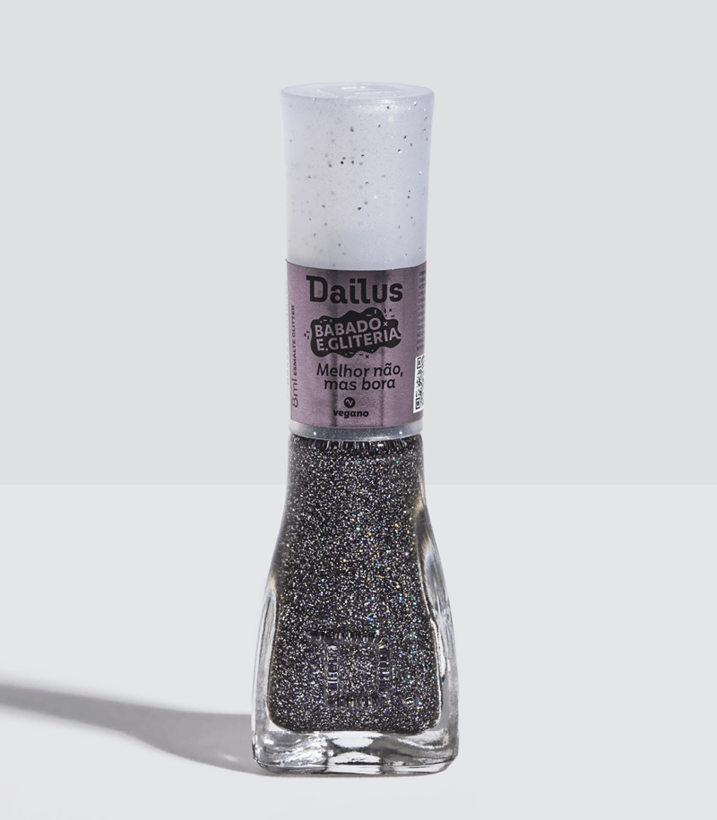 Esmalte Babado e Gliteria - Melhor Não, Mas Bora