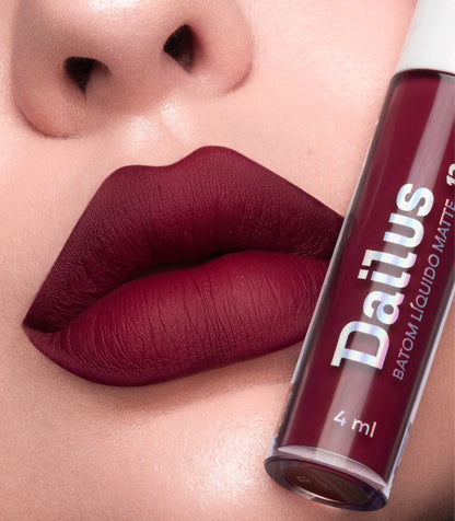 Batom Líquido Matte 12H – Cherry