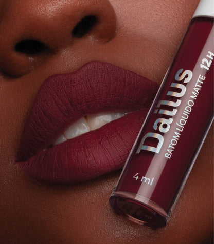Batom Líquido Matte 12H – Cherry