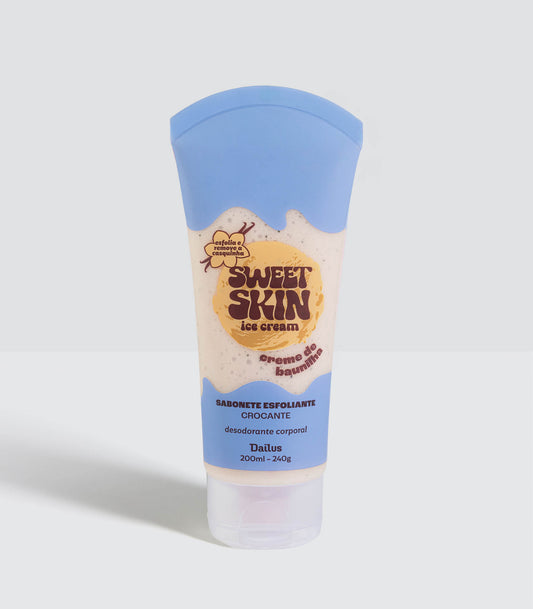 SABONETE ESFOLIANTE CROCANTE (CREME DE BAUNILHA) – SWEET SKIN ICE CREAM