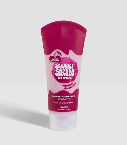 SABONETE ESFOLIANTE CROCANTE (SUNDAE DE CEREJA) – SWEET SKIN ICE CREAM