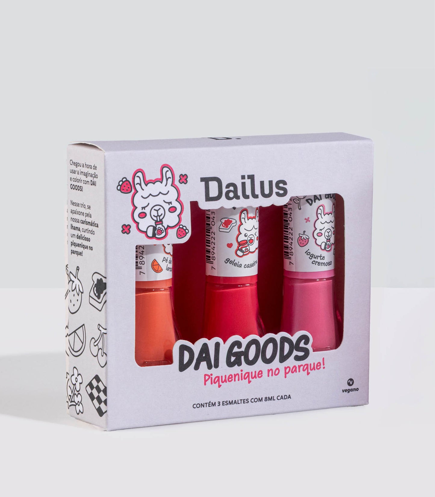 KIT ESMALTES DAI GOODS – PIQUENIQUE NO PARQUE – LHAMA