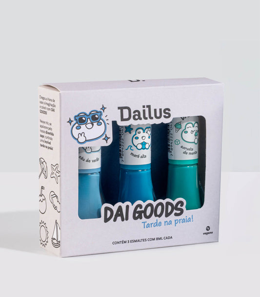 KIT ESMALTES DAI GOODS – TARDE NA PRAIA – SAPINHO