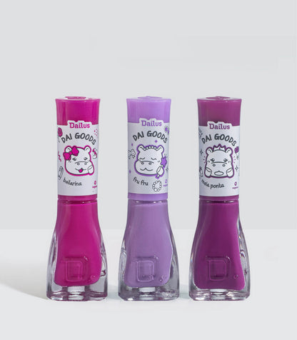 KIT ESMALTES DAI GOODS – AULA DE BALLET – HIPOPÓTAMA