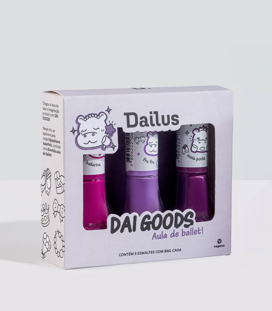 KIT ESMALTES DAI GOODS – AULA DE BALLET – HIPOPÓTAMA