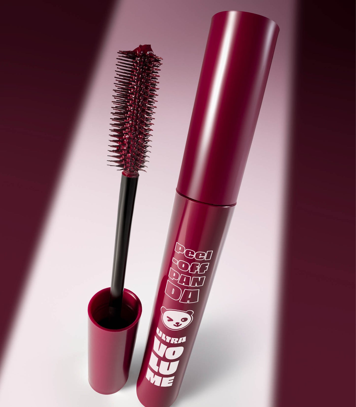 MÁSCARA PARA CÍLIOS PEEL-OFF PANDA ULTRA VOLUME – MARSALA