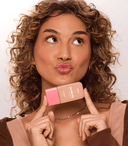 Kit Base Cover Fix D.7 + Pó Solto Ultrafino Médio