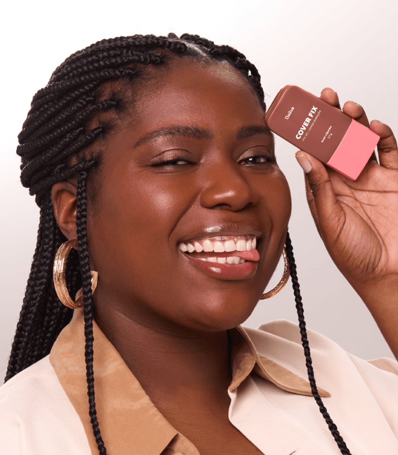 Kit Base Cover Fix D.11 + Pó Solto Ultrafino Escuro