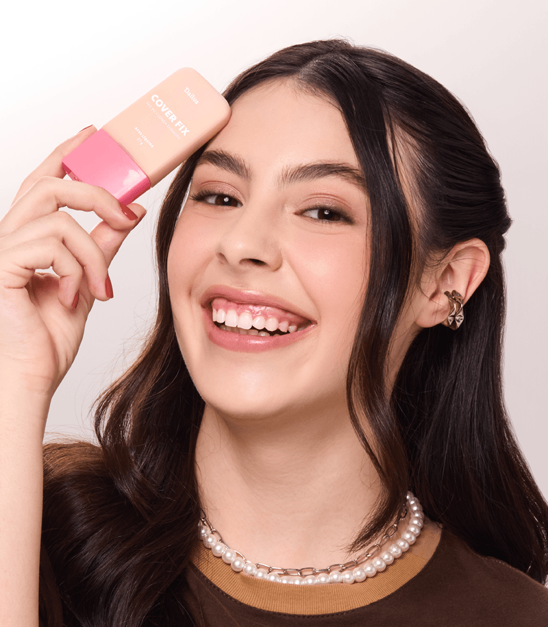 Kit Base Cover Fix D.2 + Pó Solto Ultrafino Claro