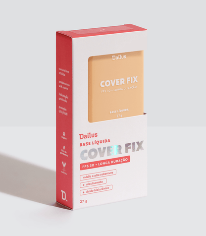 Kit Base Cover Fix D.3 + Pó Solto Ultrafino Claro