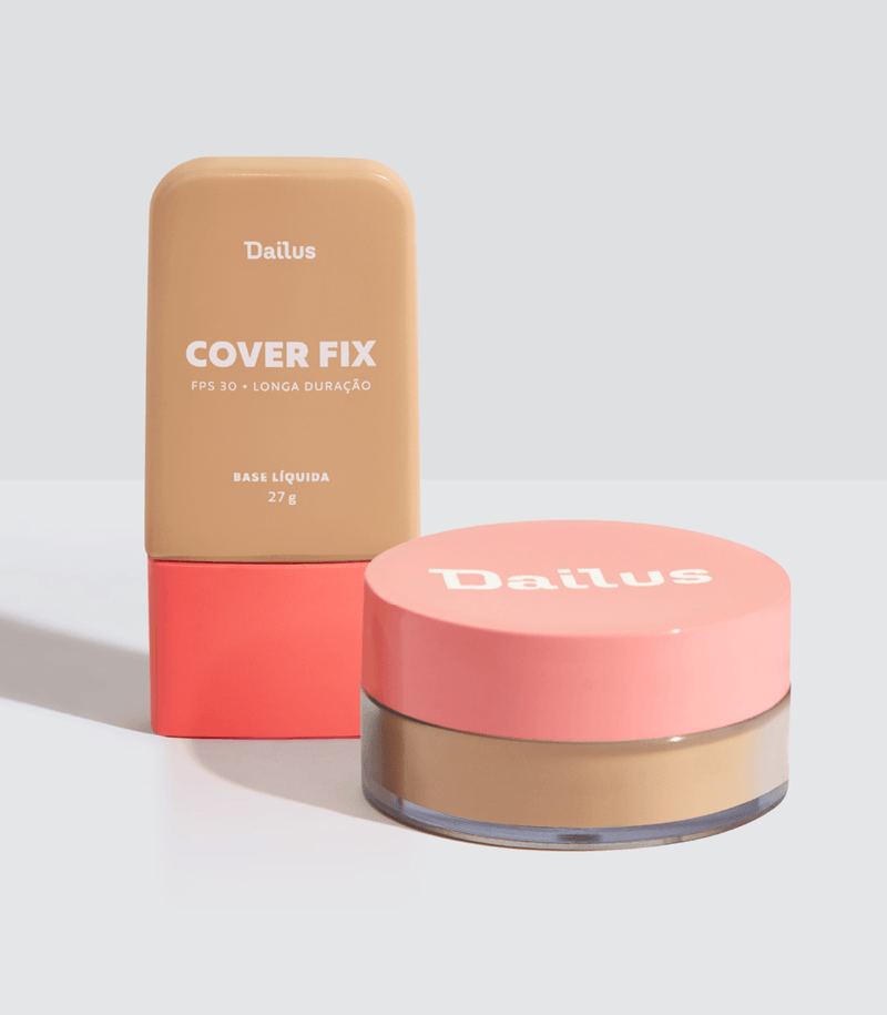 Kit Base Cover Fix D.6 + Pó Solto Ultrafino Médio