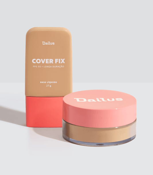 Kit Base Cover Fix D.6 + Pó Solto Ultrafino Médio