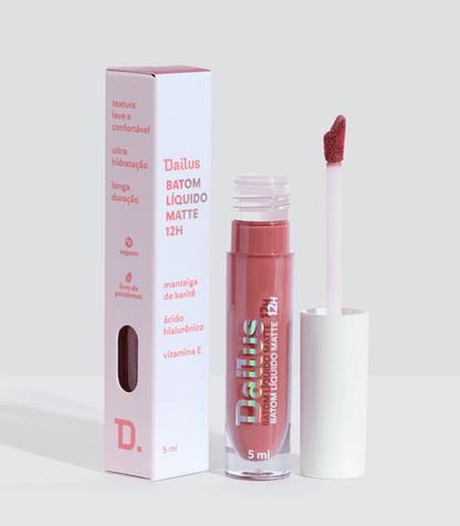 Batom Líquido Matte 12h – Nude